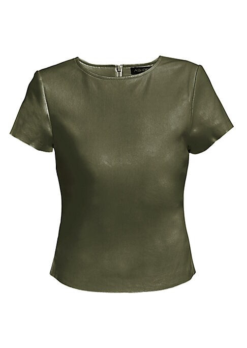 Luxe Leather Baby Tee