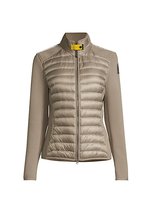 Knit-Sleeve Down Jacket