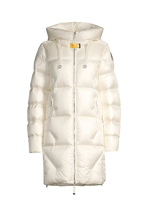 Lustrous Down Hooded Coat