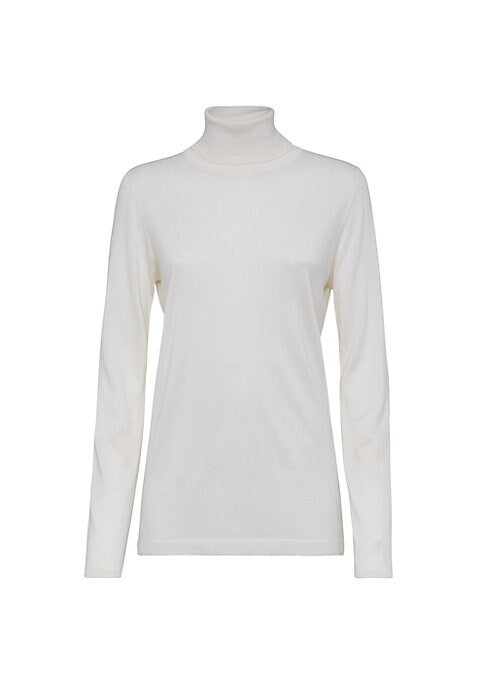 Silken Cashmere Turtleneck