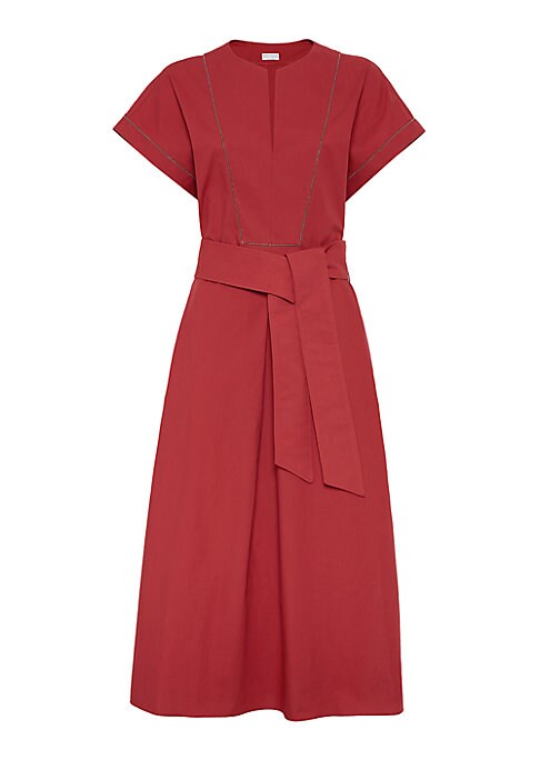 Chic Poplin Dress