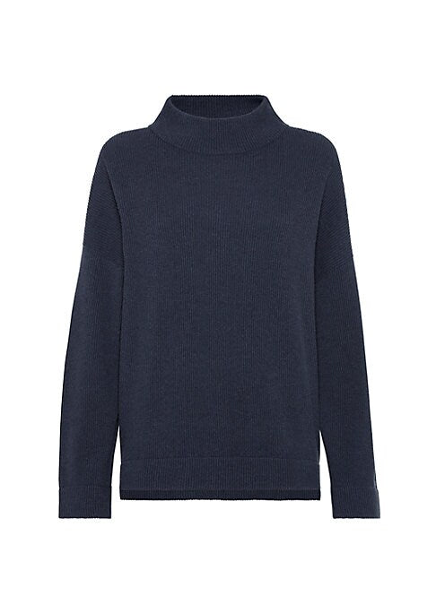 Chic Cashmere Mock Sweater