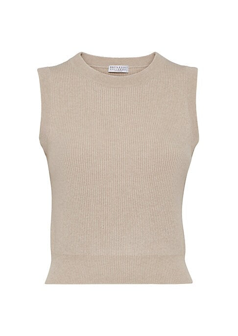 Chic Ribbed Cashmere Top