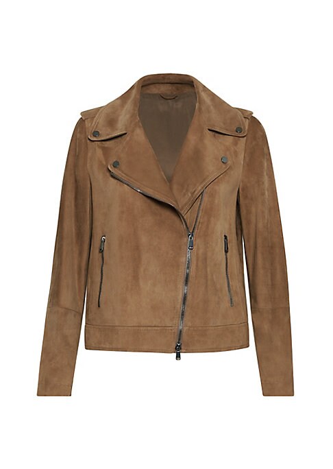 Chic Suede Biker Jacket