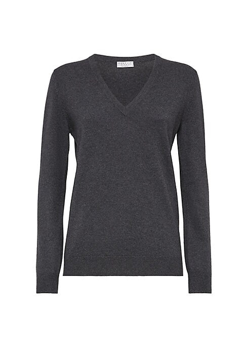 Luxurious V-Neck Cashmere Sweater