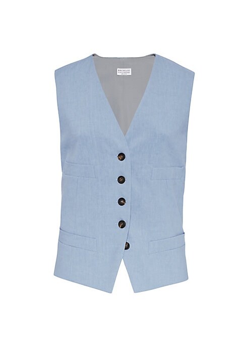 Luxe Linen Waistcoat