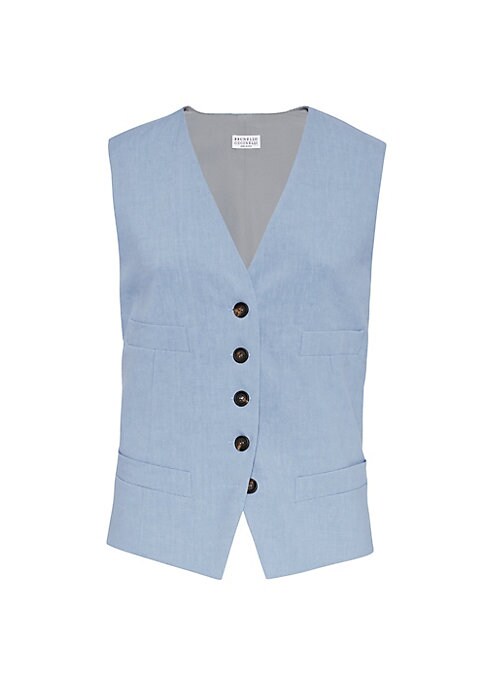 Luxe Linen Waistcoat