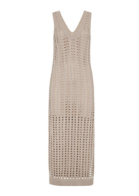 Chic Mesh Knit Dress