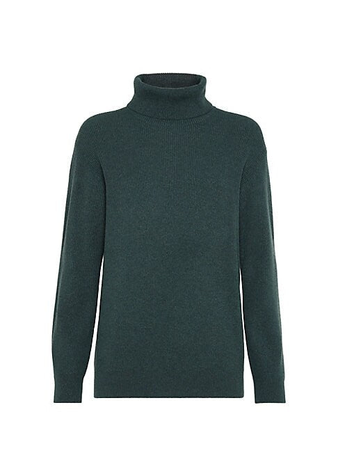 Chic Ribbed Cashmere Sweater