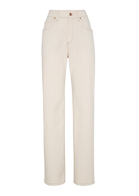 Shiny Tab Relaxed Trousers