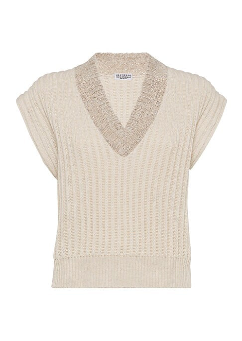 Dazzle Knit Cashmere Top