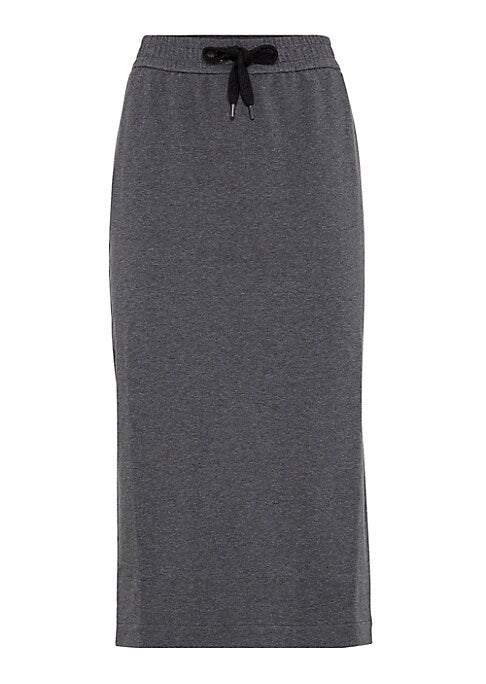 Cozy Cotton Pencil Skirt