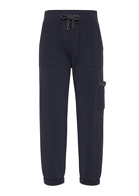 Chic Ribbed Trousers