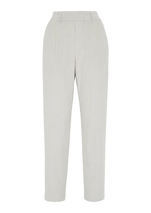 Chic Corduroy Cigarette Pants