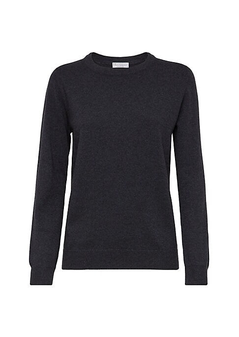 Monili-Embellished Cashmere Top