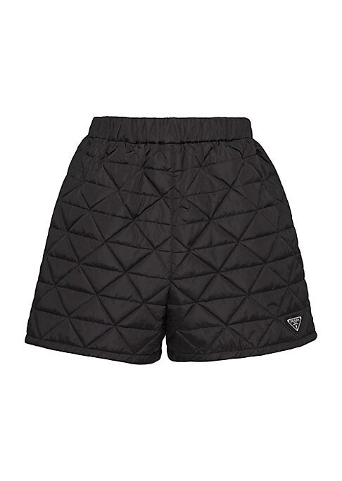 Eco-Chic Quilted Shorts