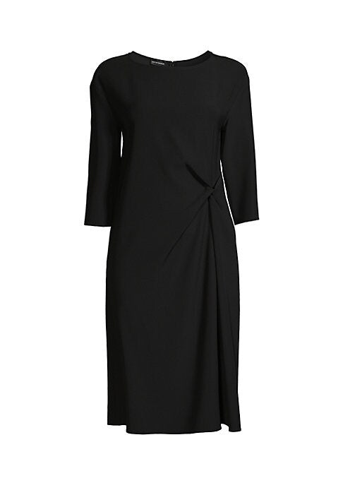 Twist Detail Shift Dress