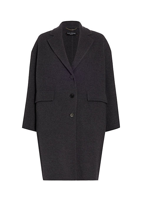 Chic Wool-Cashmere Overcoat