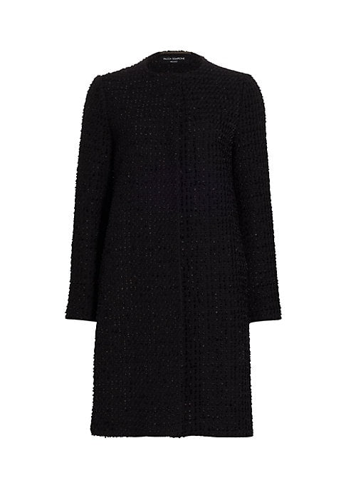 Chic Tweed Overcoat