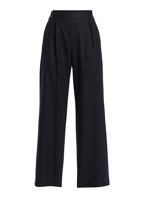 Chic Wool Flannel Trousers