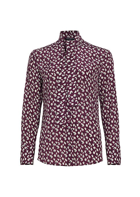 Silk Floral Elegance Blouse