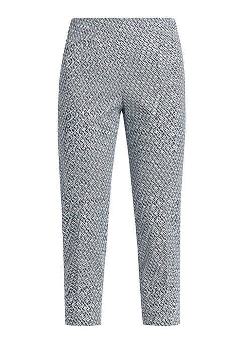 Chic Monogrammed Crop Trousers