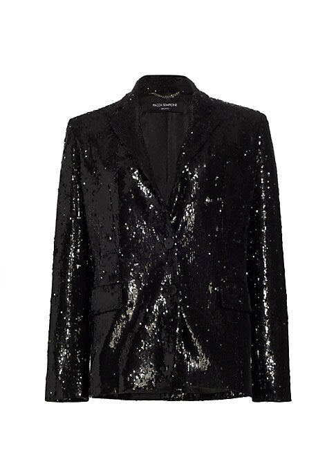 Shimmering Fitted Blazer
