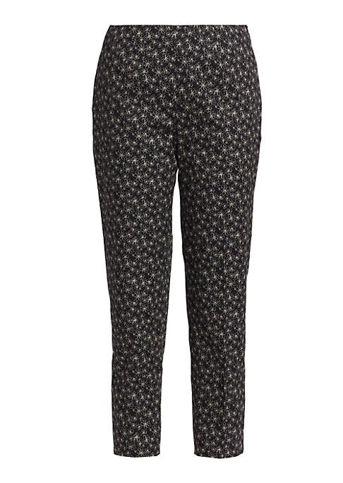 Floral Tapered Crop Pants