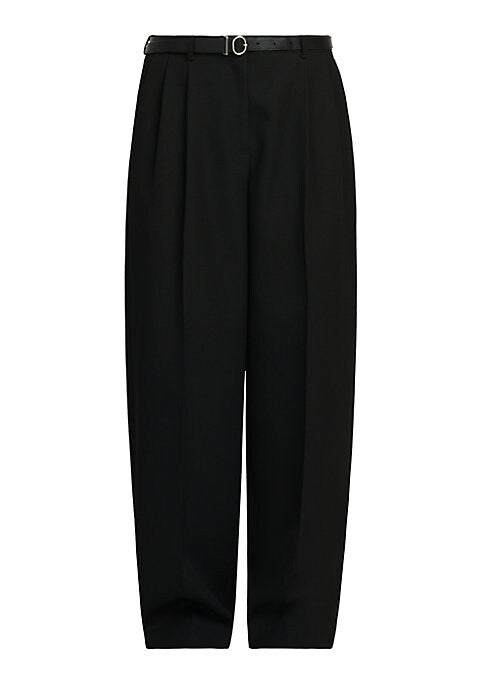 Luxe Wide-Leg Wool Trousers