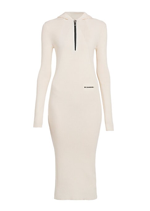 Chic Knit Hoodie Dress
