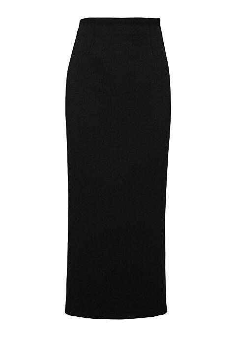 Elegant Slit Midi Skirt