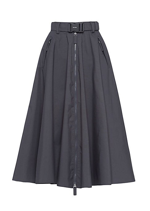 Utility Chic Midi Skirt