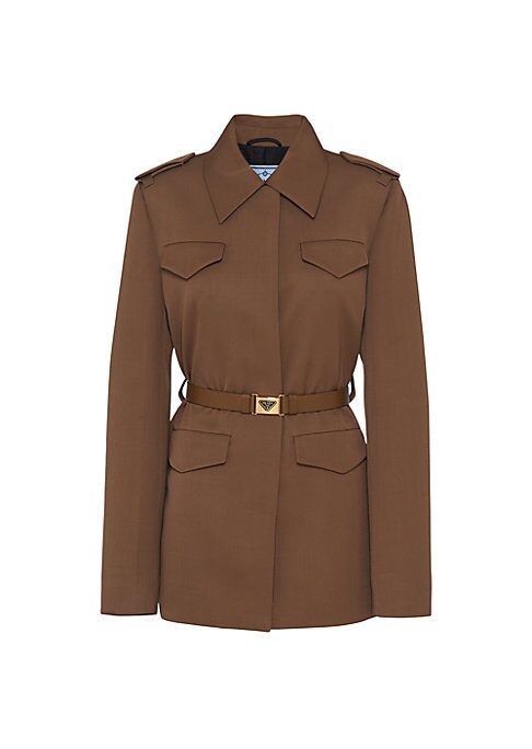 Sleek Gabardine Jacket