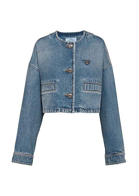 Vintage Denim Statement Jacket