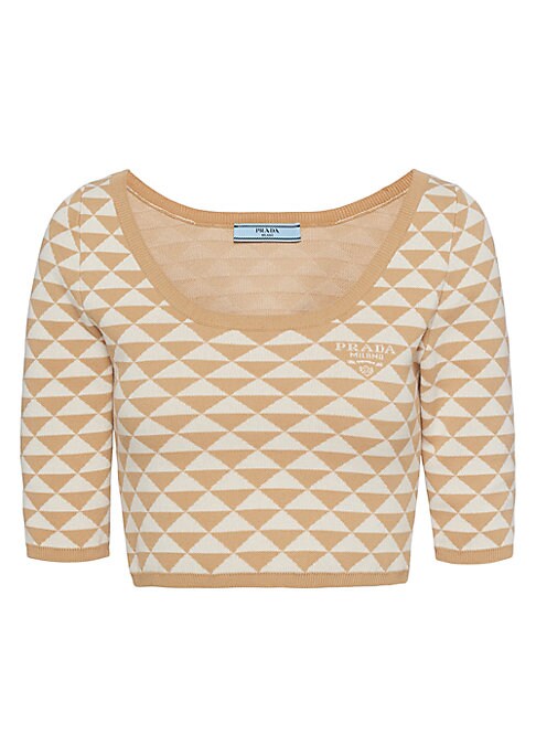 Geometric Knit Top