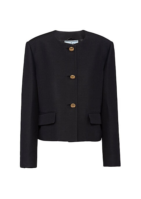 Retro Chic Tricotine Blazer