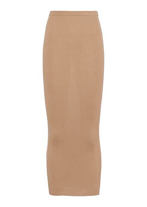 Sleek Knit Pencil Skirt