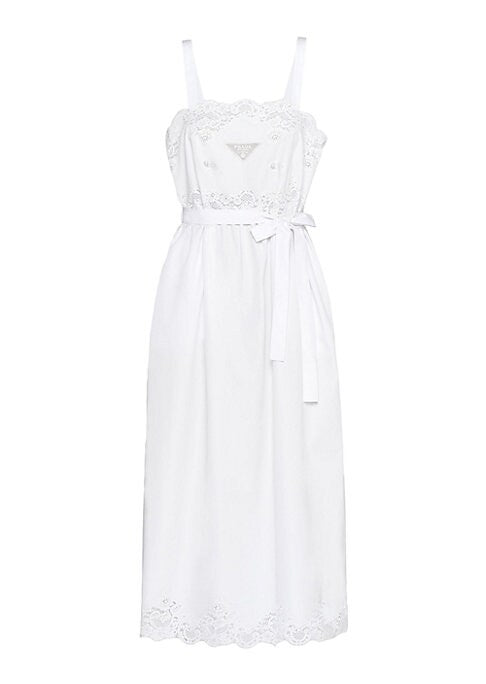 Lace & Line Dress
