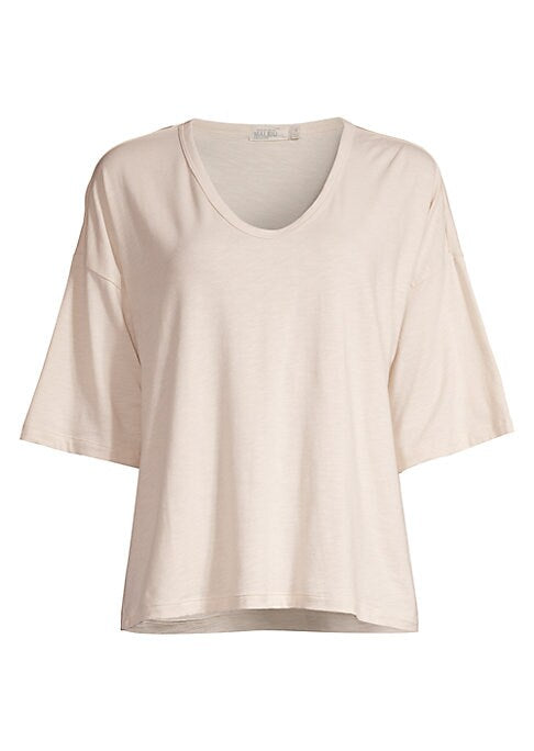 Boxy V-Neck Tee
