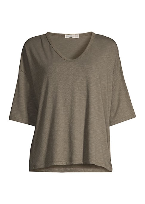 Soft Slub V-Neck Tee