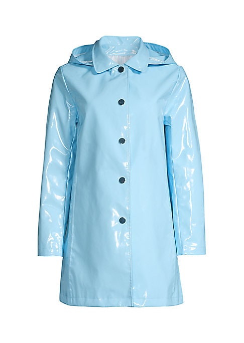 Glossy A-Line Rain Jacket