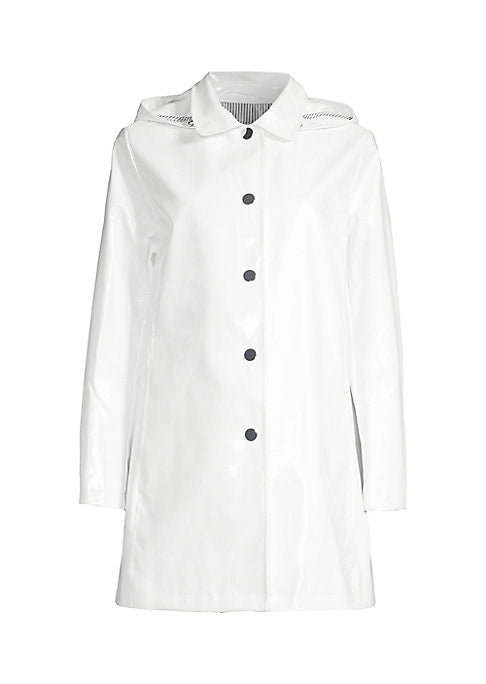 Chic Hooded Rain Jacket