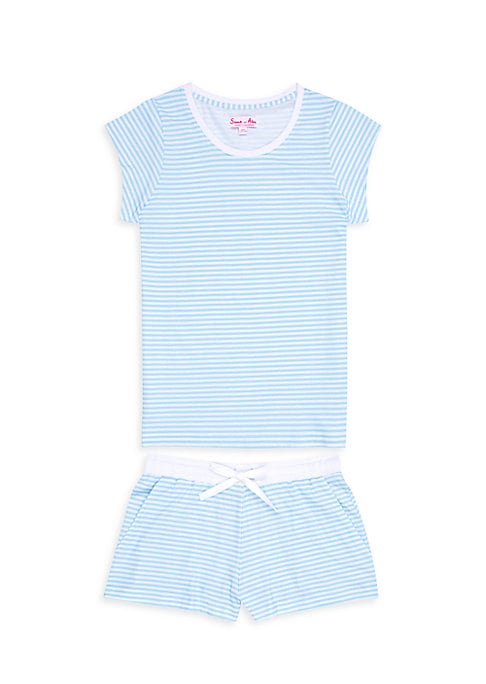 Cheerful Striped Pajama Set