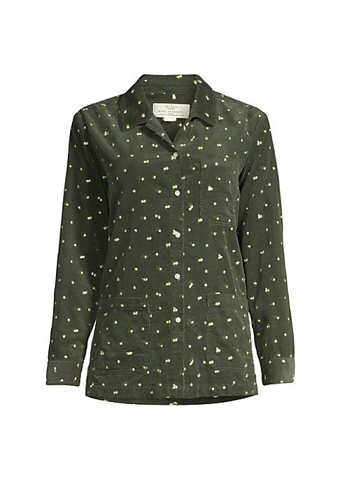 Floral Corduroy Jacket