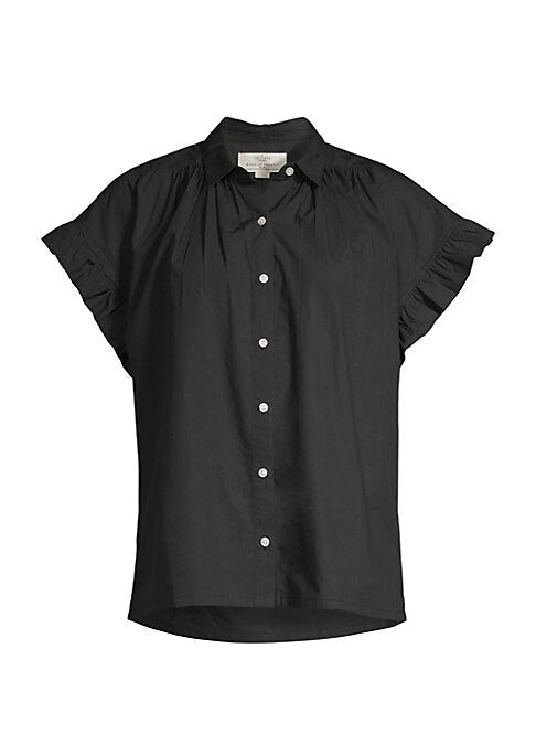 Ruffled Butterfly Cotton Top
