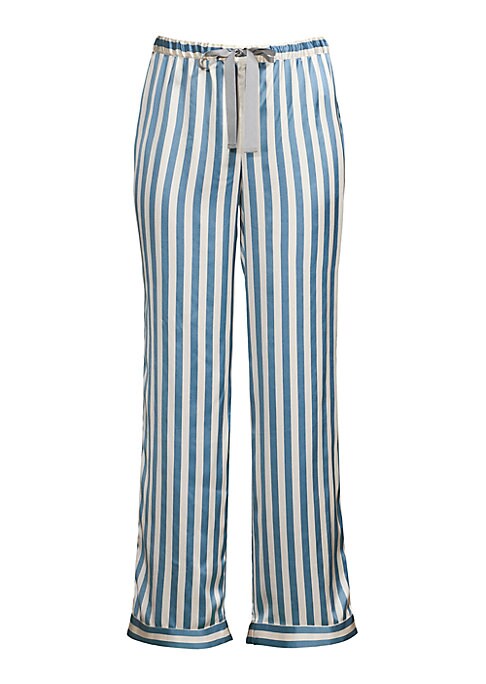 Striped Silk Sleep Pants
