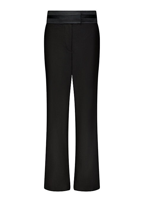 Chic Raw-Edge Trousers
