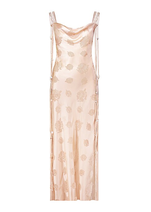Floral Cowl Slip Dress