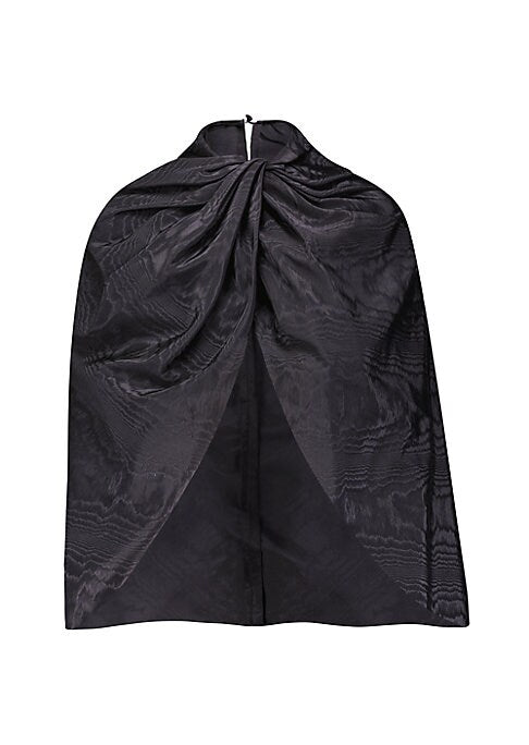 Moiré Twirl Cape