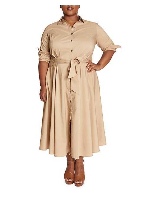 Essential Button-Up Dress